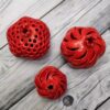 Porte-bougie en céramique style grenade 2 pièces – Une touche décorative pour l'ambiance de votre maison