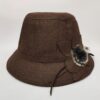 Chapeau Fedora Classique avec Design Floral - Parfait pour Toutes les Occasions