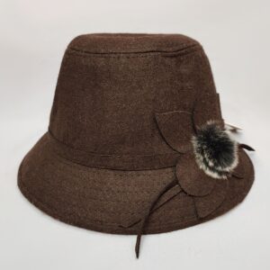 Chapeau Fedora Classique avec Design Floral – Parfait pour Toutes les Occasions