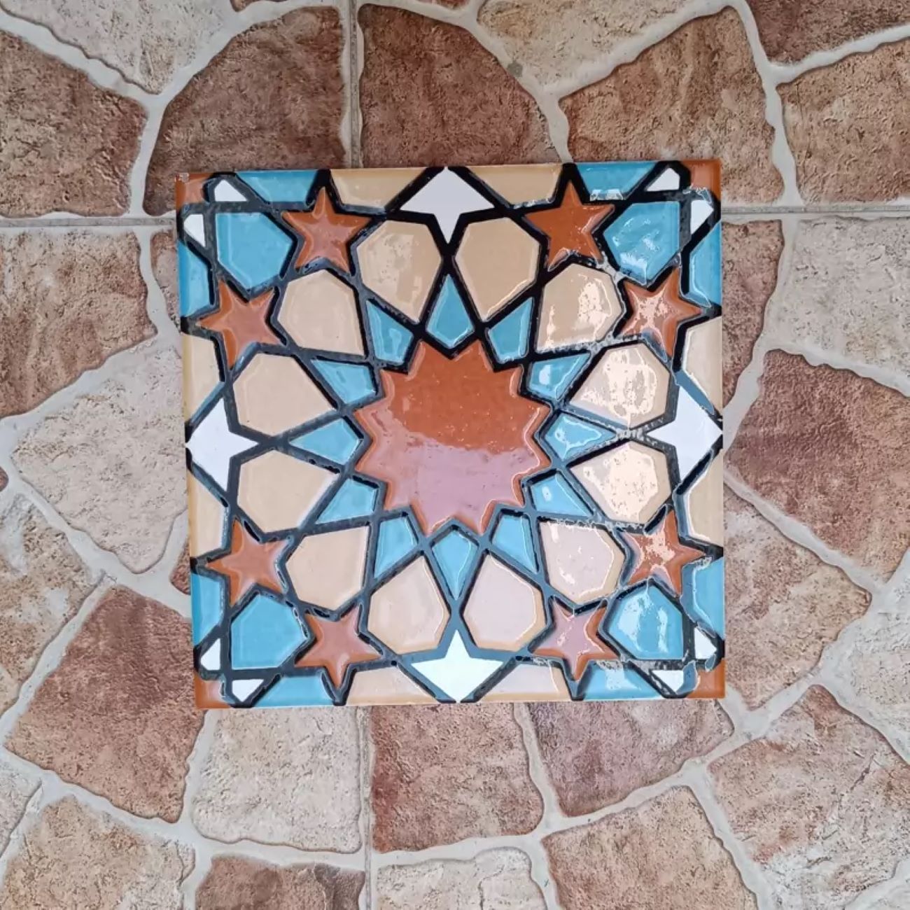 Carreaux de céramique persans classiques – Apportez l’héritage à vos murs, 25 pièces