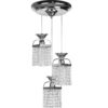 Suspension plafonnier en cristal élégant – pour une lueur luxueuse
