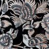 Panneau en laiton gravé avec motif d'oiseau et de fleur dans un cadre Khatamkari