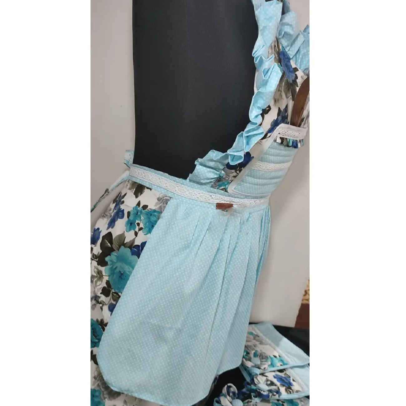 Tablier de Cuisine Fantaisie avec Design Cœur