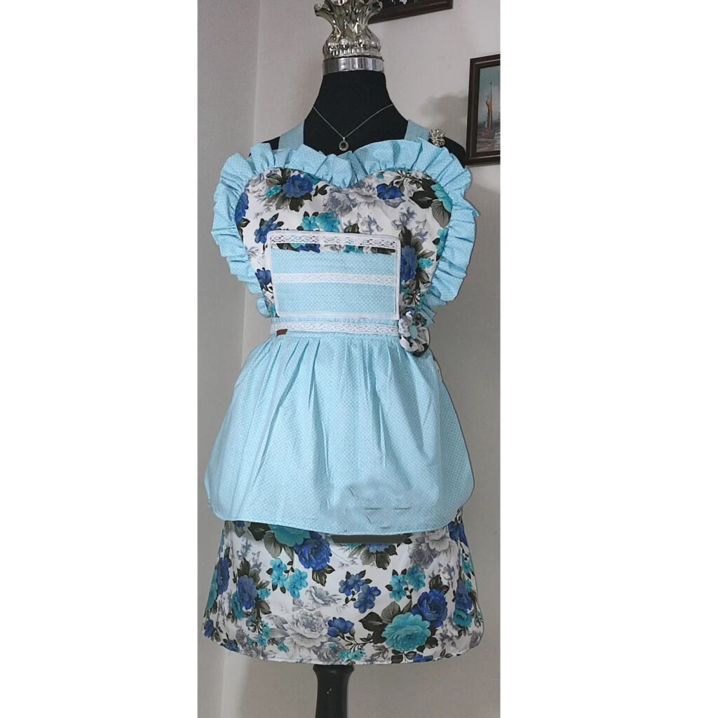 Tablier de Cuisine Fantaisie avec Design Cœur