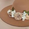 Chapeau Fedora Shapoo avec Motif Floral - Élégance Moderne dans Chaque Détail