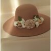 Chapeau Fedora Shapoo avec Motif Floral - Élégance Moderne dans Chaque Détail