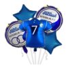 Ensemble de 5 ballons métallisés au motif de l’équipe de football d’Esteghlal