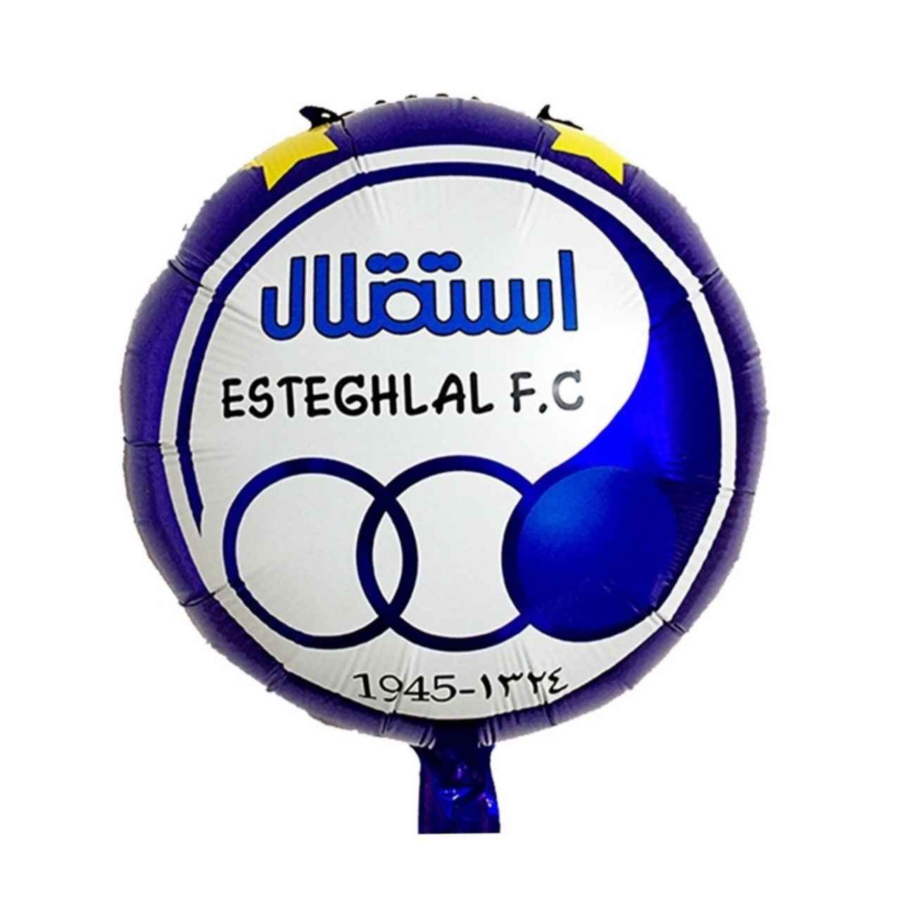 Ensemble de 5 ballons métallisés au motif de l’équipe de football d’Esteghlal