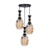 Suspension glamour en grappe de cristal – pour une atmosphère scintillante