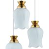 Suspension plafonnier en grappe de verre – éclairage chic pour votre espace