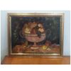 Art en Marqueterie Fait Main - Panier de Fruits, Art en Bois de Luxe