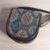 Sac à bandoulière Termeh rond fait main avec motifs héritage persan