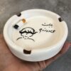 Cendrier en céramique fait main avec design de calligraphie amusant