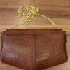 Sac à main en cuir véritable avec chaîne – Chic et durable