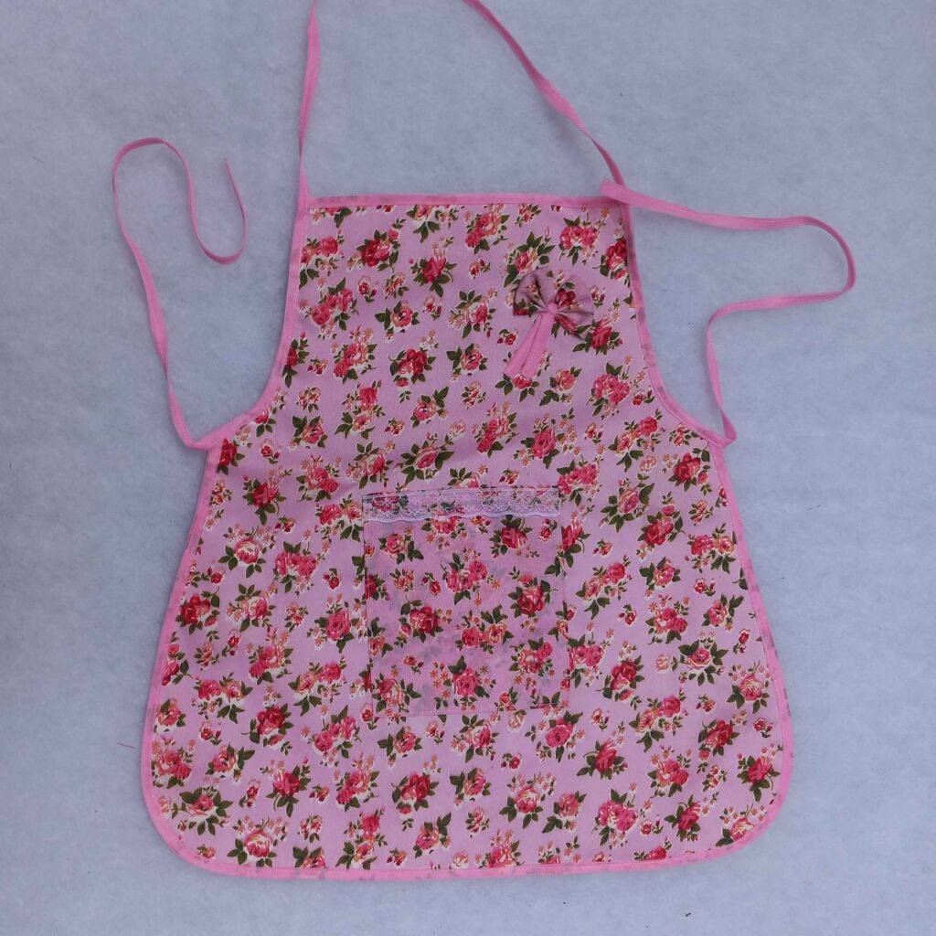 Tablier de Cuisine Enfant avec Motif Floral
