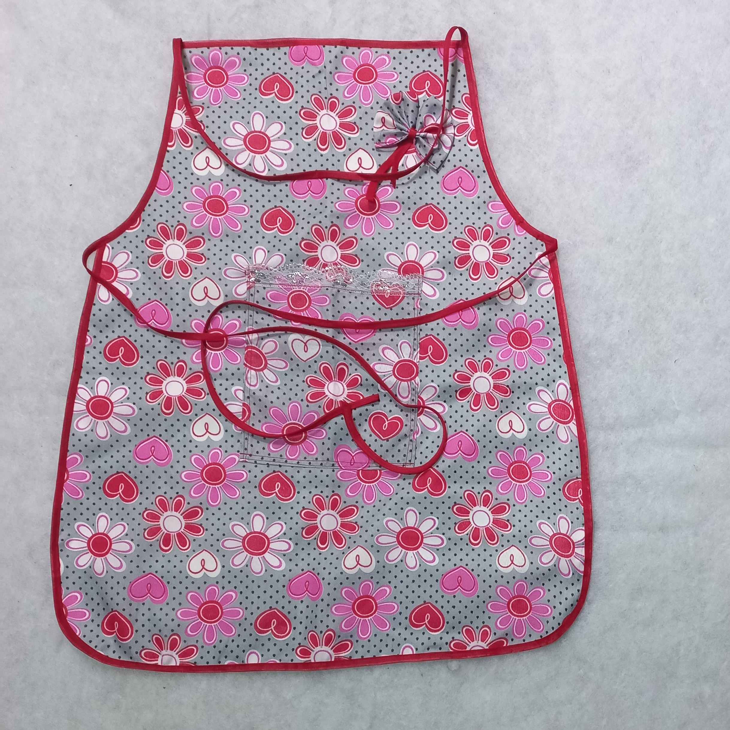 Tablier de Cuisine Enfant avec Motif Floral