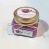 Bougie parfumée lavande bliss en pot - Design floral