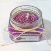 Bougie parfumée lavande bliss en pot - Design floral
