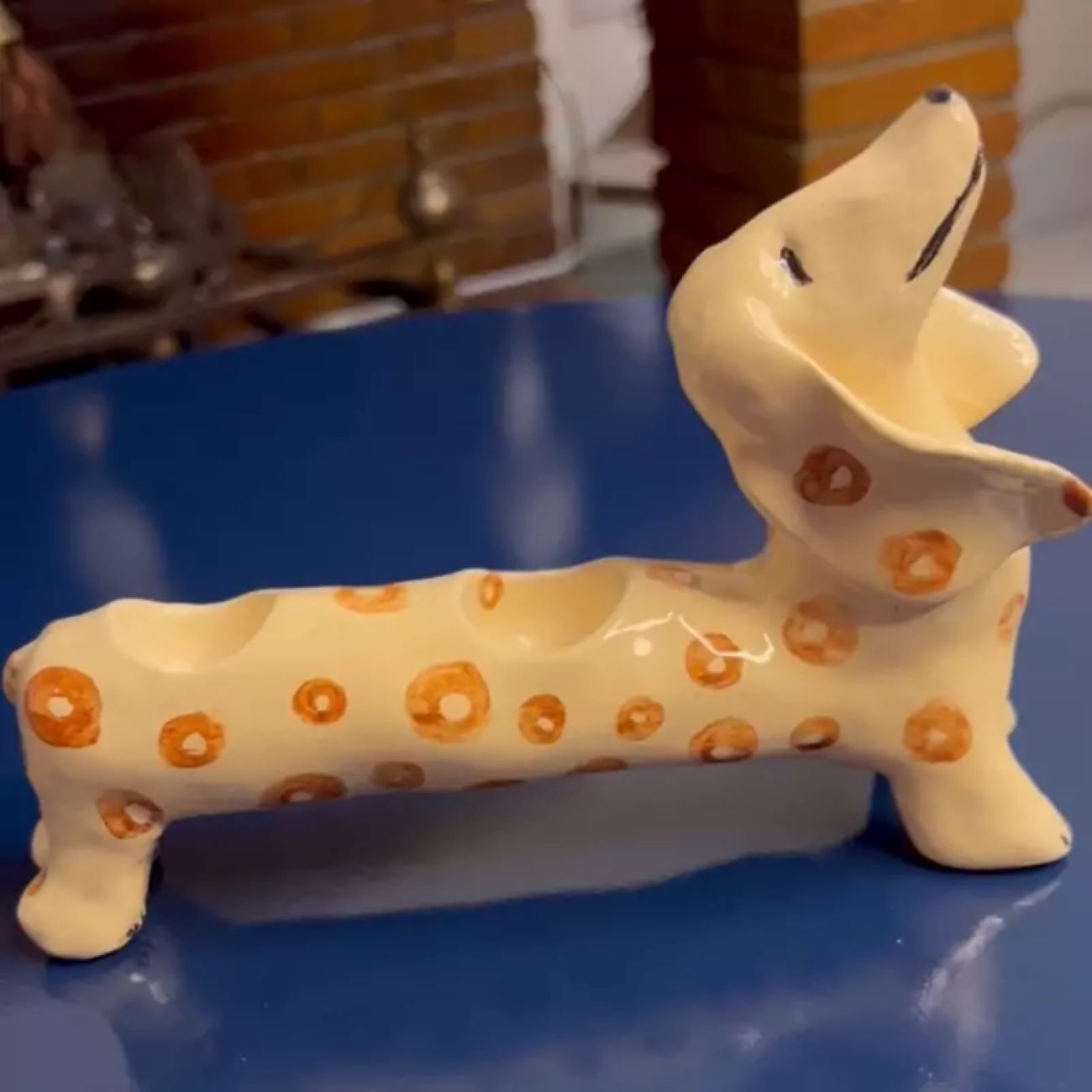 Porte-bougie décoratif en céramique de luxe – Illuminez votre espace avec style