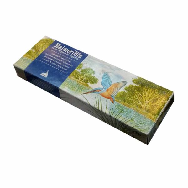 Set de 12 aquarelles MaimeriBlu – Couleurs brillantes pour chefs-d’œuvre