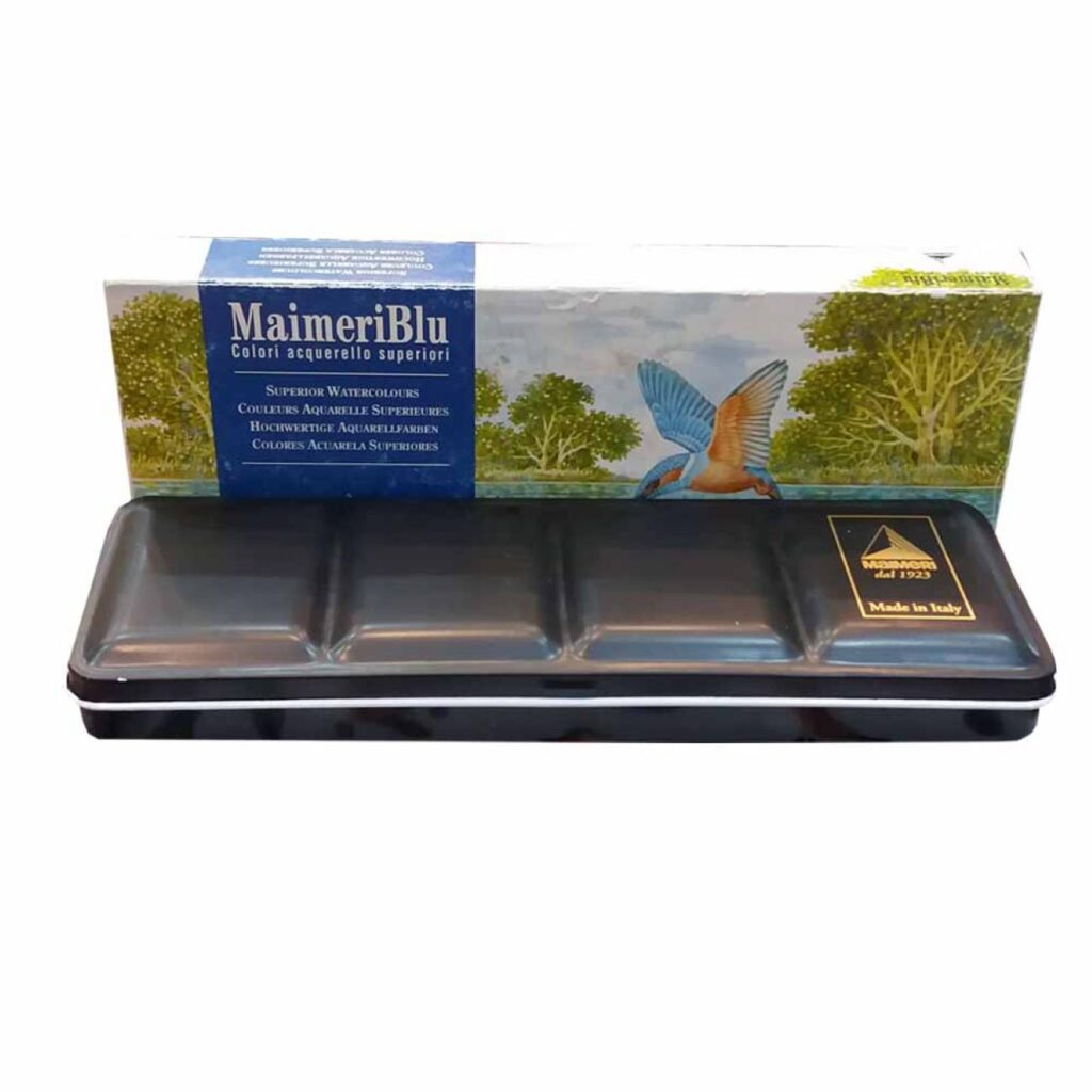 Set de 12 aquarelles MaimeriBlu – Couleurs brillantes pour chefs-d'œuvre