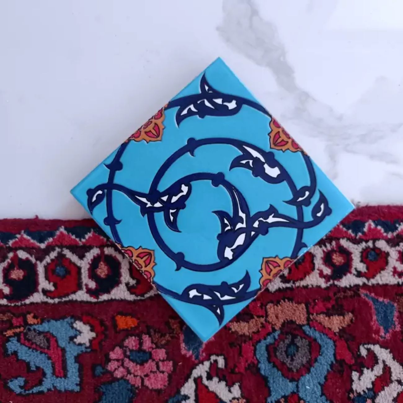 Carreaux de céramique persans – Apportez l’héritage à vos murs, 25 pièces