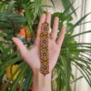 Bracelet Perlé Tissé Persan pour Femme – Motif Géométrique