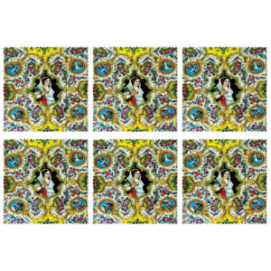 Set de table miniature persan – Art intemporel pour votre table (Set de 6)