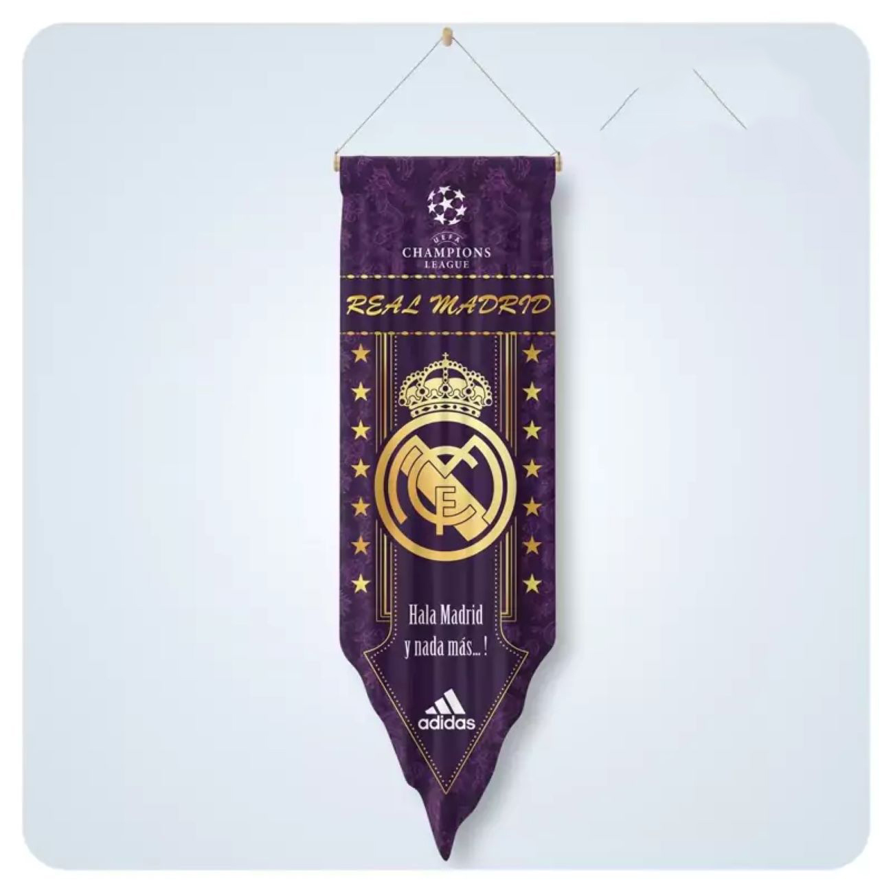 Drapeau mural fan du Real Madrid – Montrez votre soutien au club de football légendaire