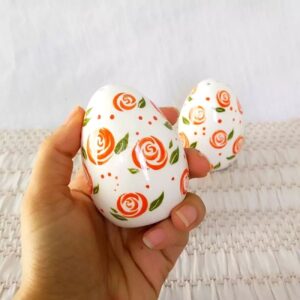 Salieres et Poivrières en Céramique Stylées – Design Œuf