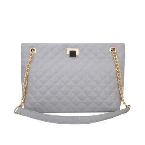 Sac en cuir stylé avec chaîne tendance