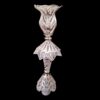 Set de bougeoirs en filigrane, fabriqués en cuivre et plaqué argent