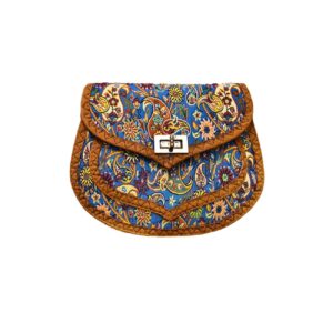 Sac à bandoulière Termeh avec motif traditionnel persan – Modèle Saba