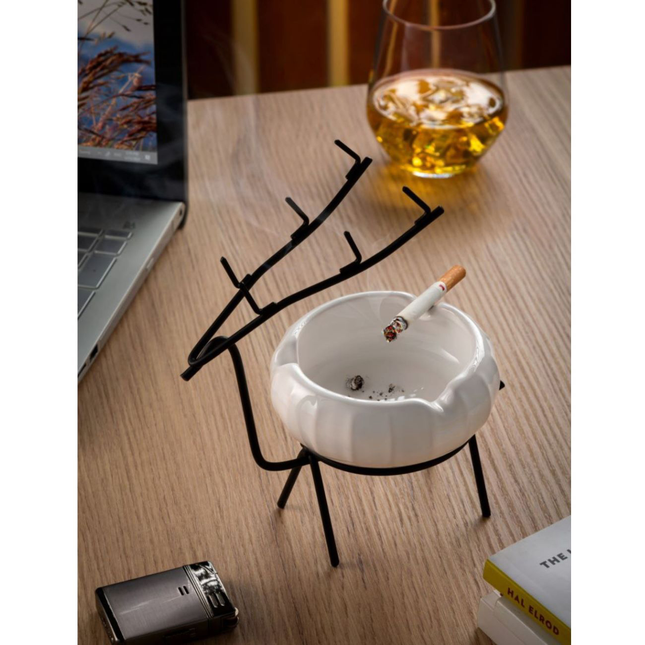 Cendriers en céramique de qualité supérieure – Design sculpture de cerf