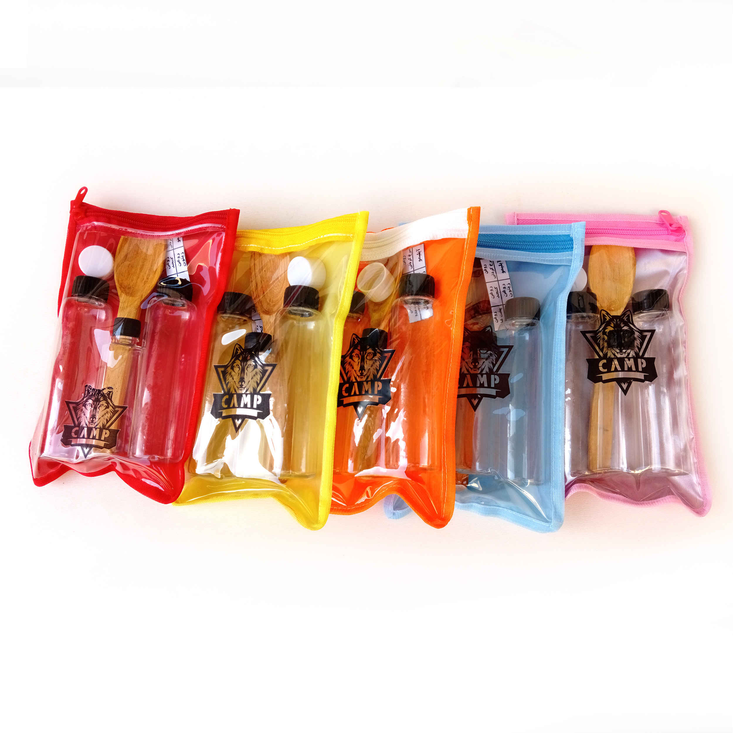 Ensemble de Contenants à Épices de Voyage de 4 Pièces – Conçu pour Transporter de l’Huile et du Sel, Idéal pour le Camping