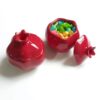Bol à sucre en céramique unique avec design de grenade