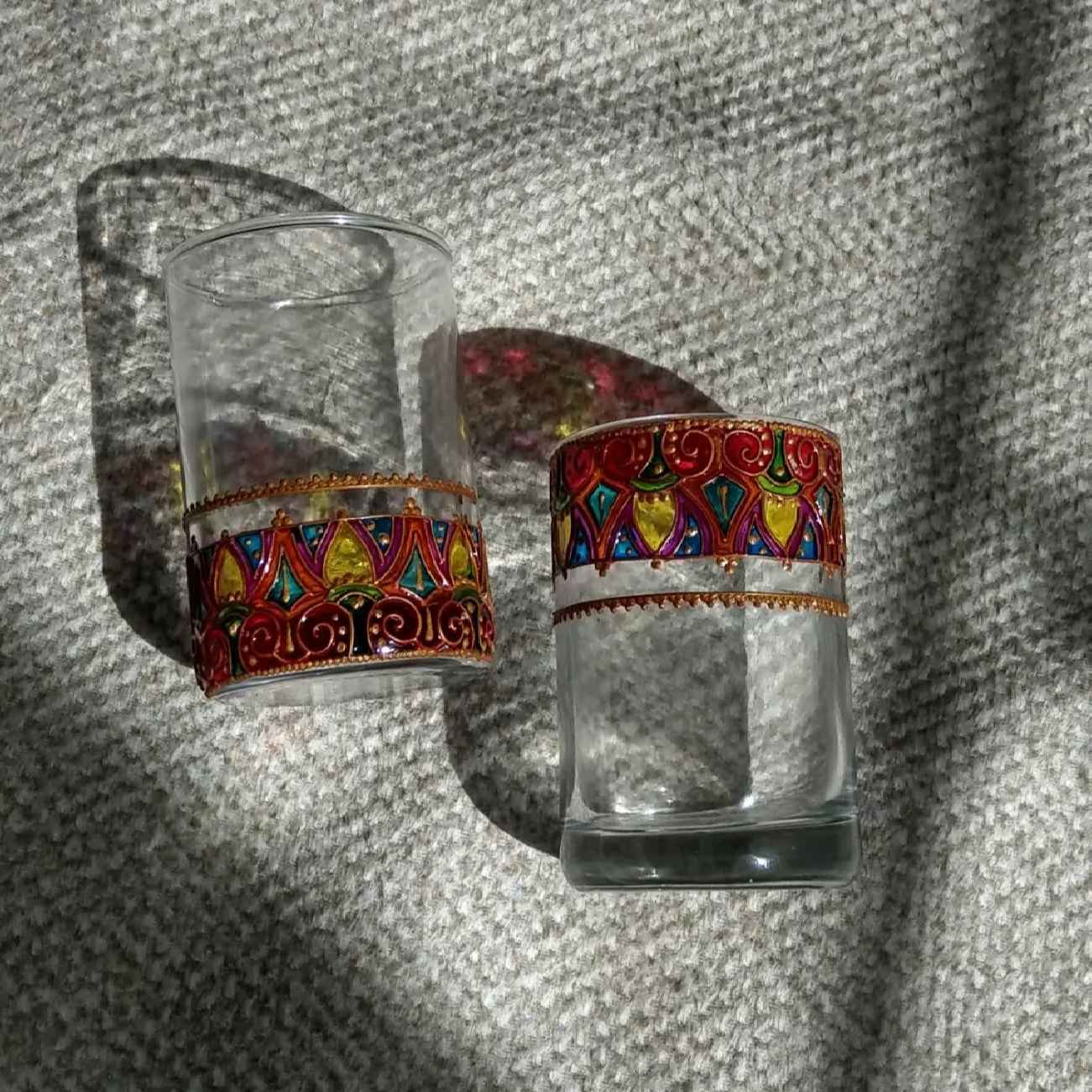 Assiettes Haft-Seen Vitarail – Motif géométrique (lot de 11)