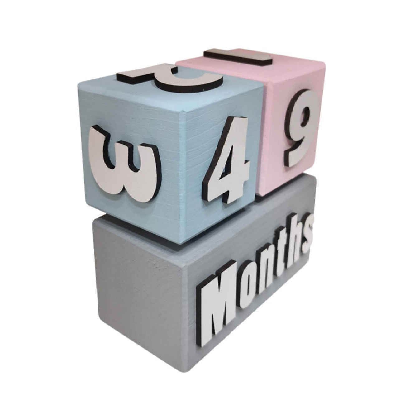 Calendrier de bureau en bois Cube – Solution écologique et élégante pour votre maison ou bureau