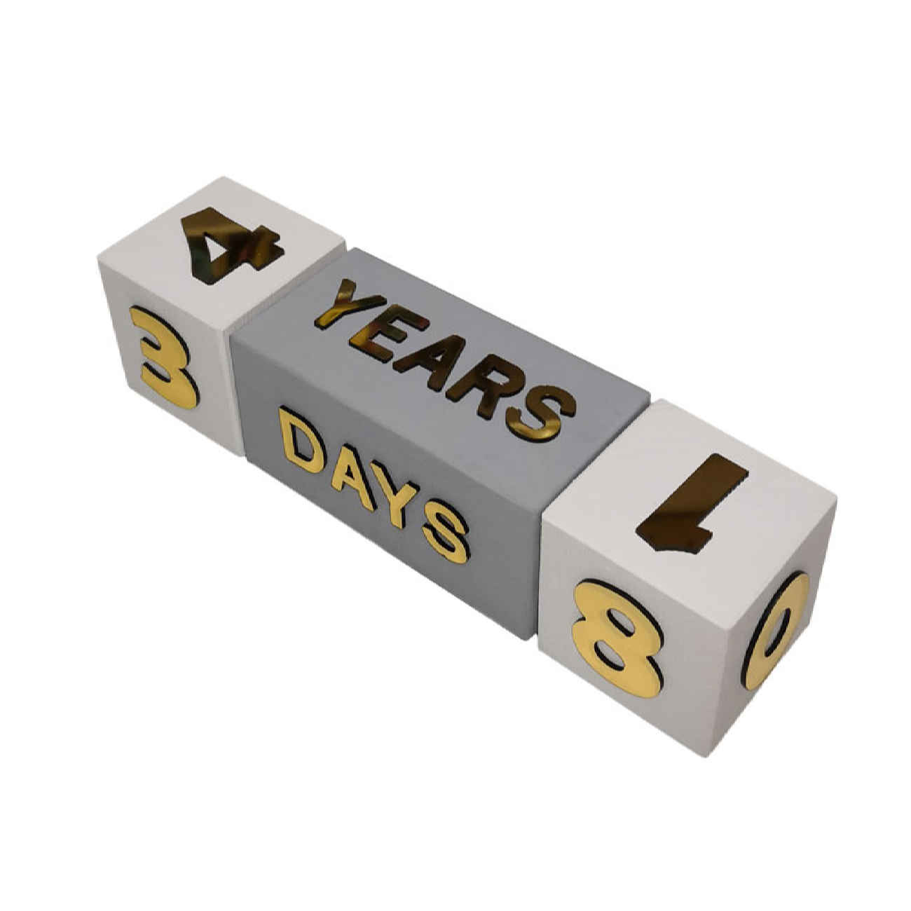 Calendrier de bureau en bois Cube – Ajout minimaliste et durable à votre bureau