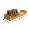 Calendrier de bureau en bois Cube – Organisateur de bureau élégant et fonctionnel (Copie)
