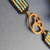 Bracelet Tissé en Acier pour Femme – Design Pendentif Cerf