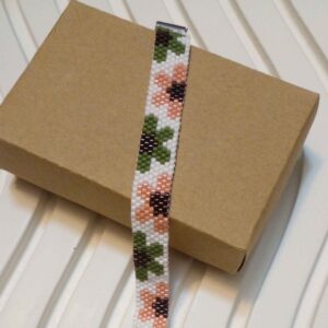 Bracelet Tissé en Acier pour Femme – Motif Tigre