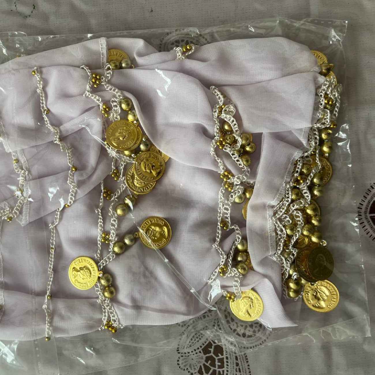 Ceinture de Danse du Ventre avec Pièces – Idéale pour les Performances de Danse du Ventre