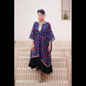 Caftan à Imprimé Floral pour Femme – Idéal pour les Sorties Quotidiennes et les Rencontres Décontractées