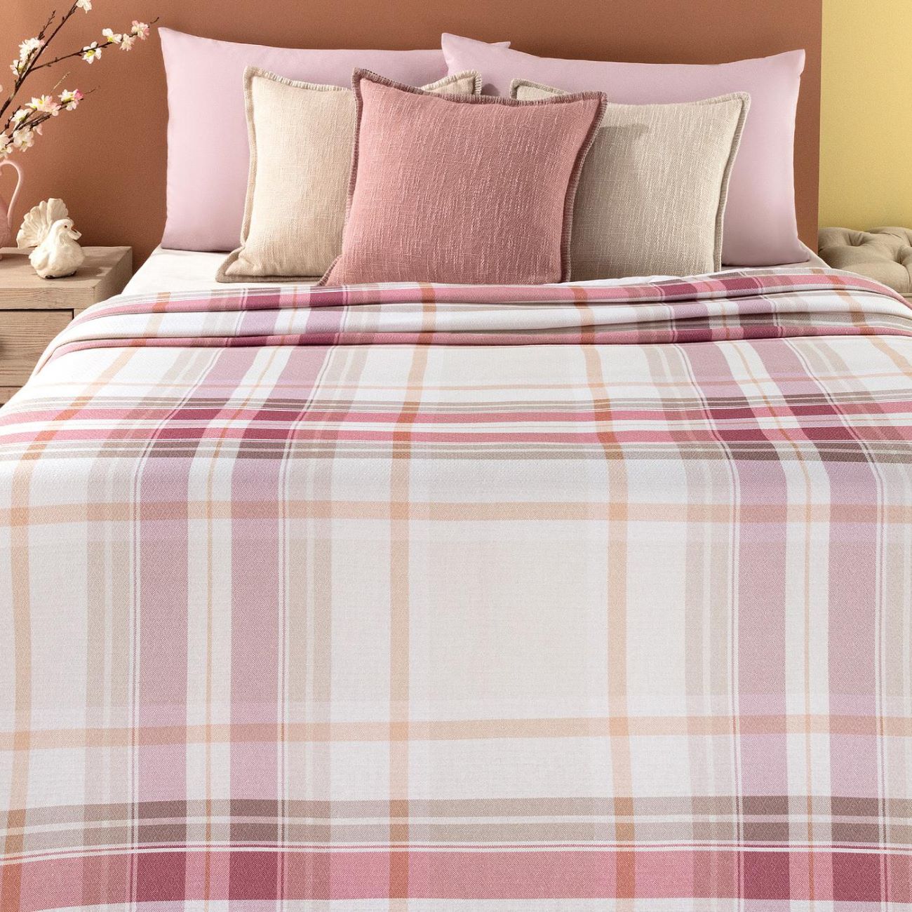 Couvre-Lit Double Madame Coco Modèle Aigle – Taille 220×200 cm