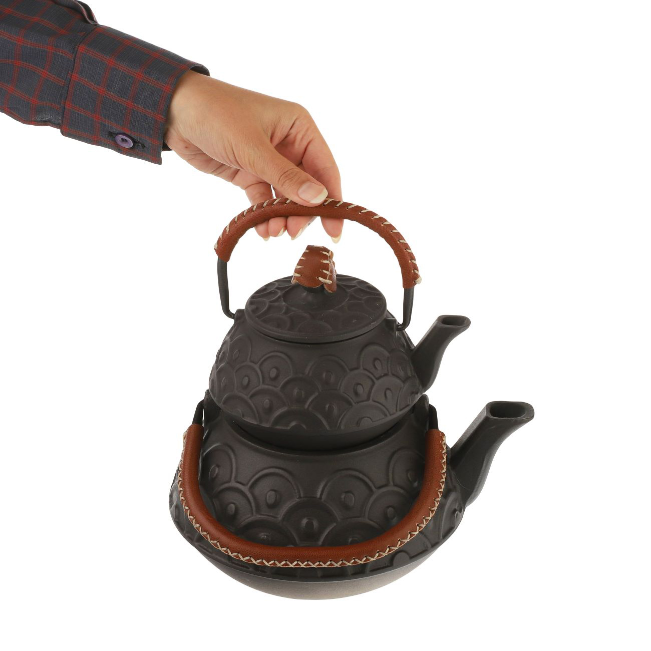 Ensemble Bouilloire et Théière en Fonte Nalino – Convient pour un Usage Quotidien ou comme Décoration