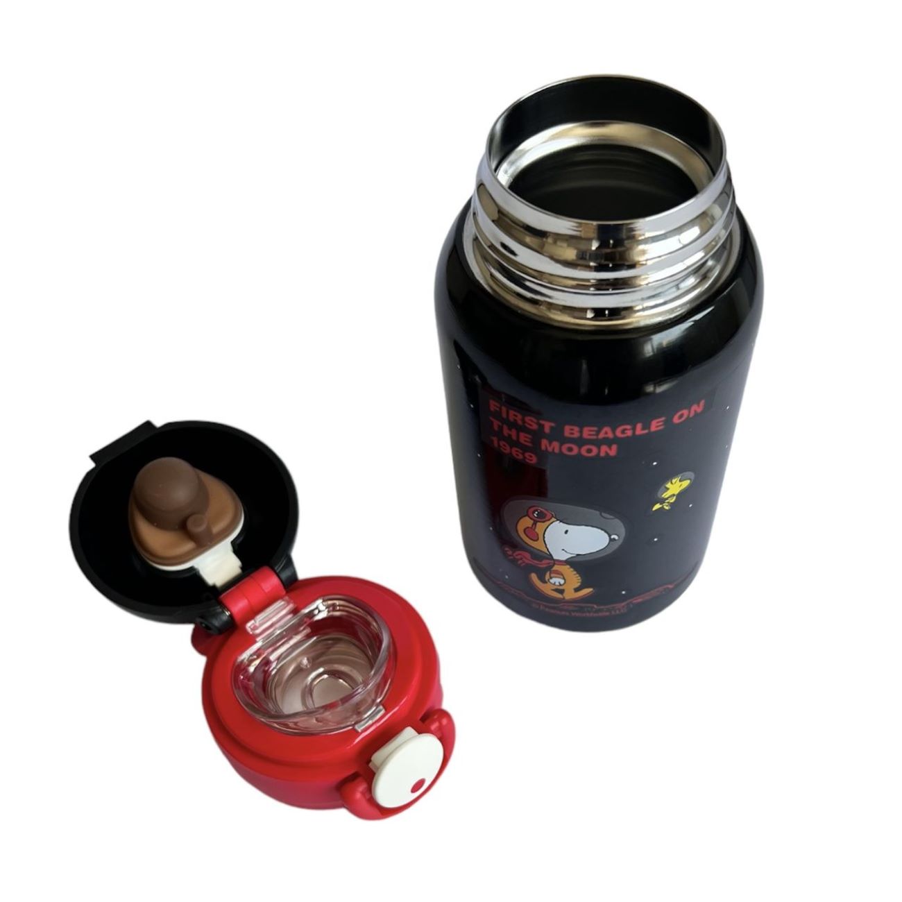 Mug de Voyage Snoopy, Capacité 0,35 Litre - Adapté à l'École et aux Voyages