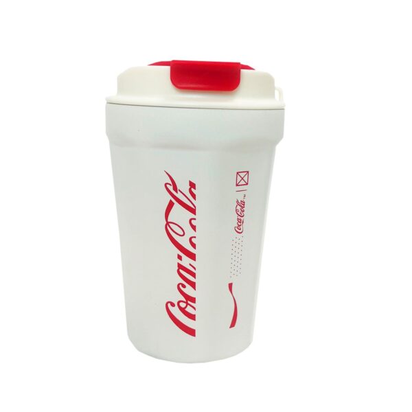 Mug de Voyage, Tasse à Café Modèle Coca-Cola, Capacité 0,380 Litre