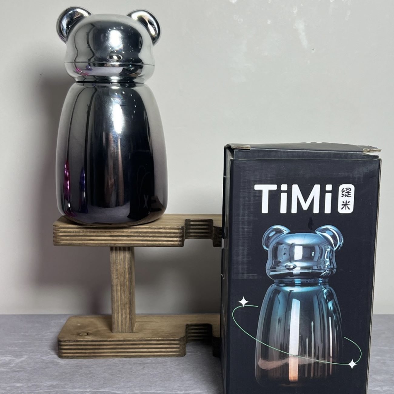 Mug de Voyage Modèle Ours Miroir, Capacité 0,280 Litre