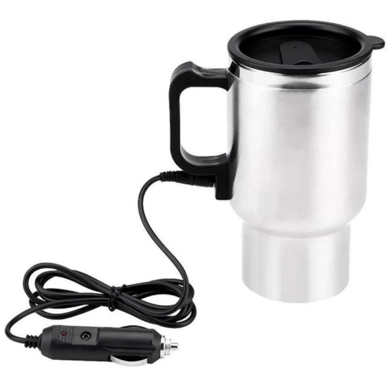 Mug de Voyage Modèle Allume-Cigare, Capacité 0,45 Litre – Idéal pour les Longs Trajets